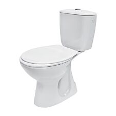 Set vas WC Compact President P 020: Rezervor+WC 3/6L+Capac WC polipropilena K08-029-EX1