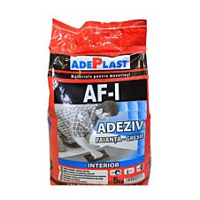 Adeziv gresie si faianta Adeplast AFI, pentru interior, 5 kg